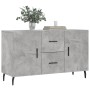 Concrete gray engineered wood sideboard 100x36x60 cm by vidaXL, Sideboards - Ref: Foro24-828192, Price: 104,53 €, Discount: %