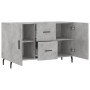 Aparador de madera de ingeniería gris hormigón 100x36x60 cm de vidaXL, Aparadores - Ref: Foro24-828192, Precio: 104,53 €, Des...