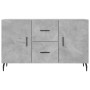 Aparador de madera de ingeniería gris hormigón 100x36x60 cm de vidaXL, Aparadores - Ref: Foro24-828192, Precio: 104,53 €, Des...