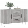 Aparador de madera de ingeniería gris Sonoma 100x36x60 cm de vidaXL, Aparadores - Ref: Foro24-828170, Precio: 94,77 €, Descue...