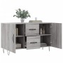 Aparador de madera de ingeniería gris Sonoma 100x36x60 cm de vidaXL, Aparadores - Ref: Foro24-828170, Precio: 94,77 €, Descue...