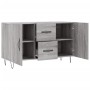 Aparador de madera de ingeniería gris Sonoma 100x36x60 cm de vidaXL, Aparadores - Ref: Foro24-828170, Precio: 94,77 €, Descue...