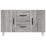 Aparador de madera de ingeniería gris Sonoma 100x36x60 cm de vidaXL, Aparadores - Ref: Foro24-828170, Precio: 94,77 €, Descue...