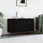 Black engineered wood sideboard 100x36x60 cm by vidaXL, Sideboards - Ref: Foro24-828165, Price: 92,79 €, Discount: %