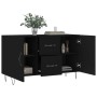 Black engineered wood sideboard 100x36x60 cm by vidaXL, Sideboards - Ref: Foro24-828165, Price: 92,79 €, Discount: %