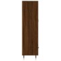 Aparador alto madera de ingeniería roble marrón 69,5x31x115 cm de vidaXL, Aparadores - Ref: Foro24-828219, Precio: 87,22 €, D...