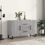 Sonoma graues Sideboard aus Holzwerkstoff, 100 x 36 x 60 cm von vidaXL, Sideboards - Ref: Foro24-828202, Preis: 113,92 €, Rab...