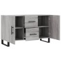 Aparador de madera de ingeniería gris Sonoma 100x36x60 cm de vidaXL, Aparadores - Ref: Foro24-828202, Precio: 113,92 €, Descu...