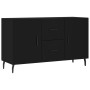 Black engineered wood sideboard 100x36x60 cm by vidaXL, Sideboards - Ref: Foro24-828189, Price: 103,35 €, Discount: %