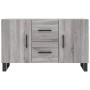 Aparador de madera de ingeniería gris Sonoma 100x36x60 cm de vidaXL, Aparadores - Ref: Foro24-828202, Precio: 113,92 €, Descu...