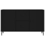 Black engineered wood sideboard 100x36x60 cm by vidaXL, Sideboards - Ref: Foro24-828189, Price: 103,35 €, Discount: %