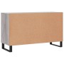 Aparador de madera de ingeniería gris Sonoma 100x36x60 cm de vidaXL, Aparadores - Ref: Foro24-828202, Precio: 113,92 €, Descu...