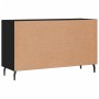 Black engineered wood sideboard 100x36x60 cm by vidaXL, Sideboards - Ref: Foro24-828189, Price: 103,35 €, Discount: %