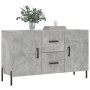 Betongraues Sideboard aus Holzwerkstoff, 100 x 36 x 60 cm von vidaXL, Sideboards - Ref: Foro24-828184, Preis: 98,28 €, Rabatt: %