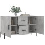 Aparador de madera de ingeniería gris hormigón 100x36x60 cm de vidaXL, Aparadores - Ref: Foro24-828184, Precio: 98,19 €, Desc...