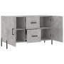 Aparador de madera de ingeniería gris hormigón 100x36x60 cm de vidaXL, Aparadores - Ref: Foro24-828184, Precio: 98,19 €, Desc...