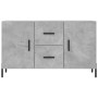 Aparador de madera de ingeniería gris hormigón 100x36x60 cm de vidaXL, Aparadores - Ref: Foro24-828184, Precio: 98,19 €, Desc...