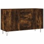 Aparador madera de ingeniería roble ahumado 100x36x60 cm de vidaXL, Aparadores - Ref: Foro24-828169, Precio: 82,36 €, Descuen...