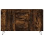 Aparador madera de ingeniería roble ahumado 100x36x60 cm de vidaXL, Aparadores - Ref: Foro24-828169, Precio: 82,36 €, Descuen...