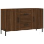 Aparador de madera de ingeniería roble marrón 100x36x60 cm de vidaXL, Aparadores - Ref: Foro24-828187, Precio: 81,00 €, Descu...