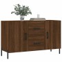 Aparador de madera de ingeniería roble marrón 100x36x60 cm de vidaXL, Aparadores - Ref: Foro24-828187, Precio: 81,00 €, Descu...