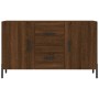 Aparador de madera de ingeniería roble marrón 100x36x60 cm de vidaXL, Aparadores - Ref: Foro24-828187, Precio: 81,00 €, Descu...