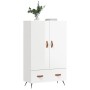 High glossy white engineered wood sideboard 69.5x31x115 cm by vidaXL, Sideboards - Ref: Foro24-828206, Price: 90,63 €, Discou...