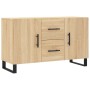 Aparador de madera de ingeniería roble Sonoma 100x36x60 cm de vidaXL, Aparadores - Ref: Foro24-828199, Precio: 109,99 €, Desc...