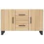 Aparador de madera de ingeniería roble Sonoma 100x36x60 cm de vidaXL, Aparadores - Ref: Foro24-828199, Precio: 109,99 €, Desc...