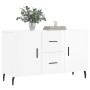 Hochglanzweißes Sideboard aus Holzwerkstoff, 100 x 36 x 60 cm von vidaXL, Sideboards - Ref: Foro24-828190, Preis: 116,34 €, R...