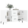 Hochglanzweißes Sideboard aus Holzwerkstoff, 100 x 36 x 60 cm von vidaXL, Sideboards - Ref: Foro24-828190, Preis: 116,34 €, R...