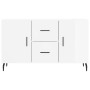 Glossy white engineered wood sideboard 100x36x60 cm by vidaXL, Sideboards - Ref: Foro24-828190, Price: 116,34 €, Discount: %