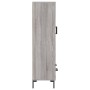 Aparador alto madera de ingeniería gris Sonoma 69,5x31x115 cm de vidaXL, Aparadores - Ref: Foro24-828242, Precio: 91,26 €, De...