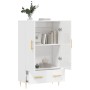 High glossy white engineered wood sideboard 69.5x31x115 cm by vidaXL, Sideboards - Ref: Foro24-828222, Price: 91,27 €, Discou...