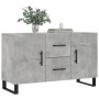 Concrete gray engineered wood sideboard 100x36x60 cm by vidaXL, Sideboards - Ref: Foro24-828200, Price: 118,92 €, Discount: %