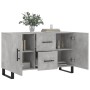 Concrete gray engineered wood sideboard 100x36x60 cm by vidaXL, Sideboards - Ref: Foro24-828200, Price: 118,92 €, Discount: %