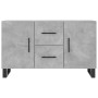 Betongraues Sideboard aus Holzwerkstoff, 100 x 36 x 60 cm von vidaXL, Sideboards - Ref: Foro24-828200, Preis: 118,92 €, Rabat...