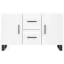 White engineered wood sideboard 100x36x60 cm by vidaXL, Sideboards - Ref: Foro24-828196, Price: 113,67 €, Discount: %