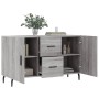 Sonoma gray engineered wood sideboard 100x36x60 cm by vidaXL, Sideboards - Ref: Foro24-828194, Price: 108,99 €, Discount: %