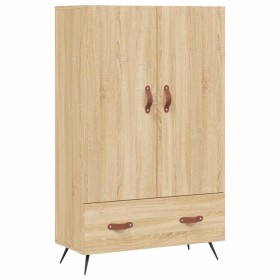 Aparador alto madera de ingeniería roble Sonoma 69,5x31x115 cm de vidaXL, Aparadores - Ref: Foro24-828207, Precio: 83,99 €, D...