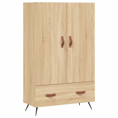 Aparador alto madera de ingeniería roble Sonoma 69,5x31x115 cm de vidaXL, Aparadores - Ref: Foro24-828207, Precio: 83,51 €, D...