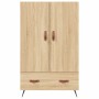 Aparador alto madera de ingeniería roble Sonoma 69,5x31x115 cm de vidaXL, Aparadores - Ref: Foro24-828207, Precio: 83,51 €, D...