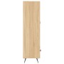 Aparador alto madera de ingeniería roble Sonoma 69,5x31x115 cm de vidaXL, Aparadores - Ref: Foro24-828207, Precio: 83,51 €, D...