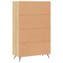 Aparador alto madera de ingeniería roble Sonoma 69,5x31x115 cm de vidaXL, Aparadores - Ref: Foro24-828207, Precio: 83,51 €, D...