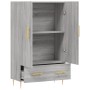 Aparador alto madera de ingeniería gris Sonoma 69,5x31x115 cm de vidaXL, Aparadores - Ref: Foro24-828226, Precio: 71,47 €, De...