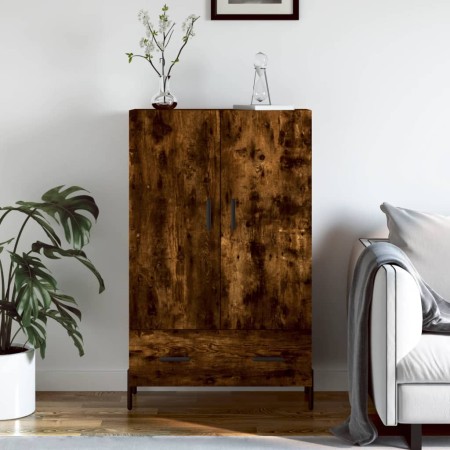 Tall sideboard engineered wood smoked oak 69.5x31x115 cm by vidaXL, Sideboards - Ref: Foro24-828249, Price: 93,99 €, Discount: %