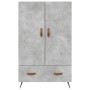 Concrete gray engineered wood tall sideboard 69.5x31x115 cm by vidaXL, Sideboards - Ref: Foro24-828208, Price: 83,08 €, Disco...