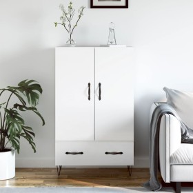 High gloss white engineered wood sideboard 69.5x31x115 cm by vidaXL, Sideboards - Ref: Foro24-828230, Price: 89,99 €, Discoun...