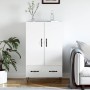 High gloss white engineered wood sideboard 69.5x31x115 cm by vidaXL, Sideboards - Ref: Foro24-828230, Price: 89,27 €, Discoun...