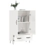 High gloss white engineered wood sideboard 69.5x31x115 cm by vidaXL, Sideboards - Ref: Foro24-828230, Price: 89,27 €, Discoun...